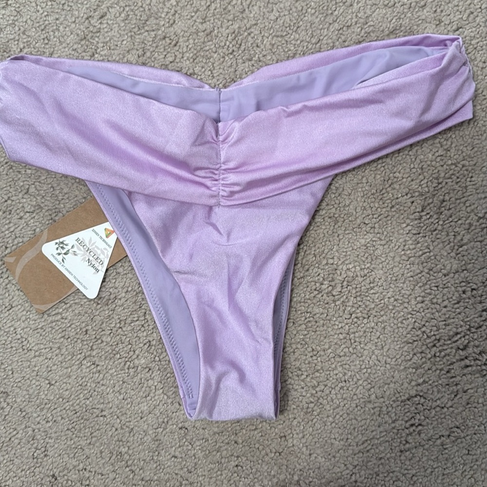 BERLOOK - Purple Ruched Bikini - Picture 8 of 8